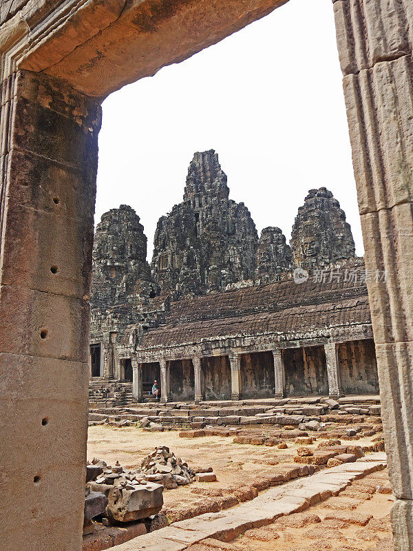 暹粒省巴彦寺，吴哥寺庙建筑群于1192年被联合国教科文组织列为世界遗产，由柬埔寨国王阇耶跋摩七世在十二世纪至十三世纪之间建造
