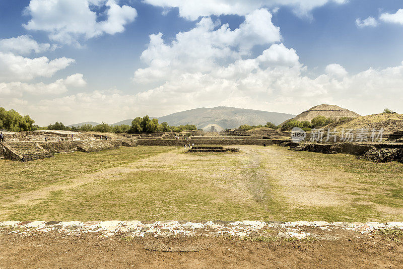 Teotihuacán，考古遗址。墨西哥的州。墨西哥。