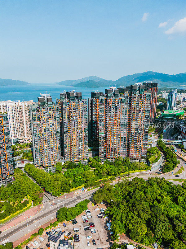 香港马鞍山的居民大厦