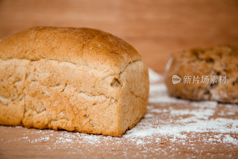 素食小麦面包