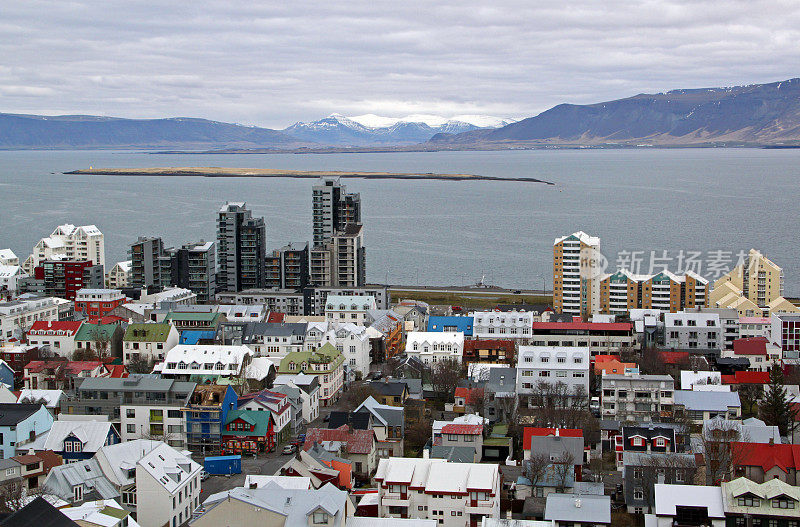 冰岛:雷克雅未克全景图