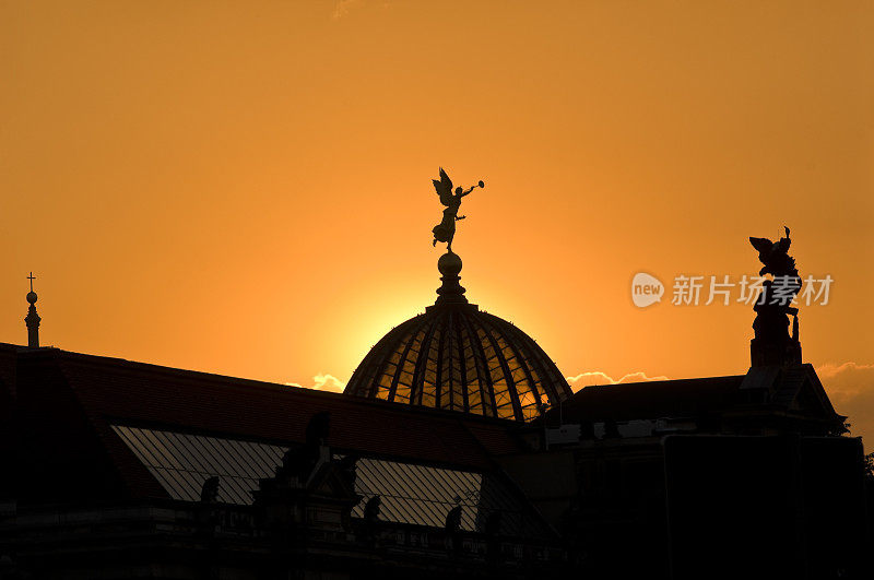 德累斯顿艺术学院，天际线