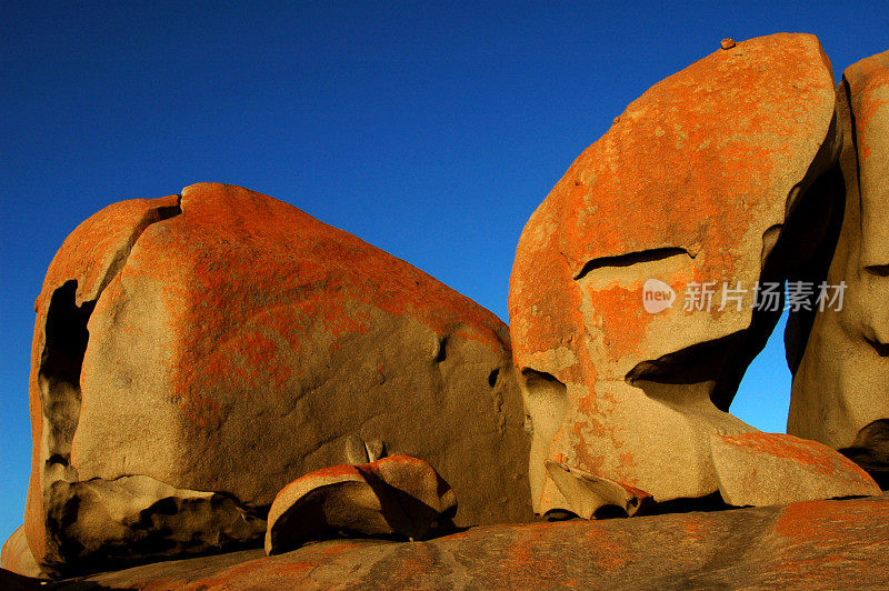 奇特的岩石，袋鼠岛，澳大利亚