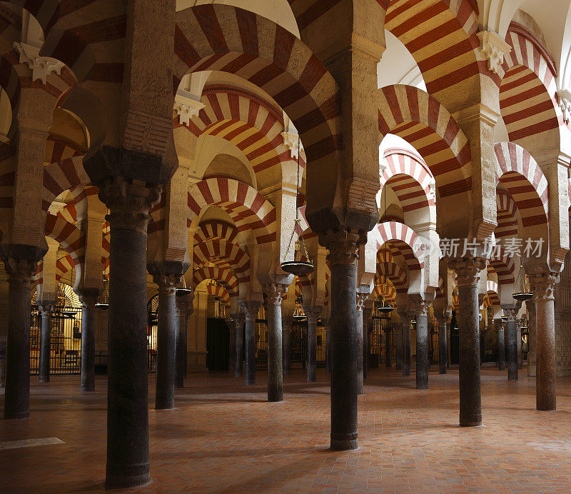 科尔多瓦Meqsquita清真寺柱子