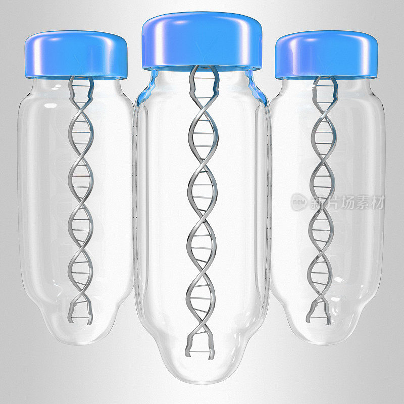 里面有DNA的瓶子