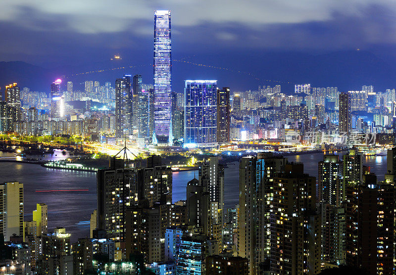 香港城市夜景