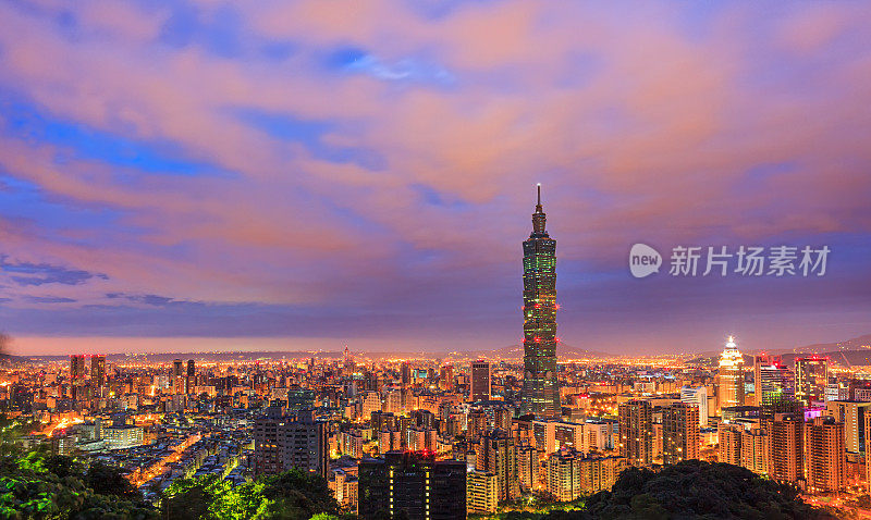 台湾台北夜景