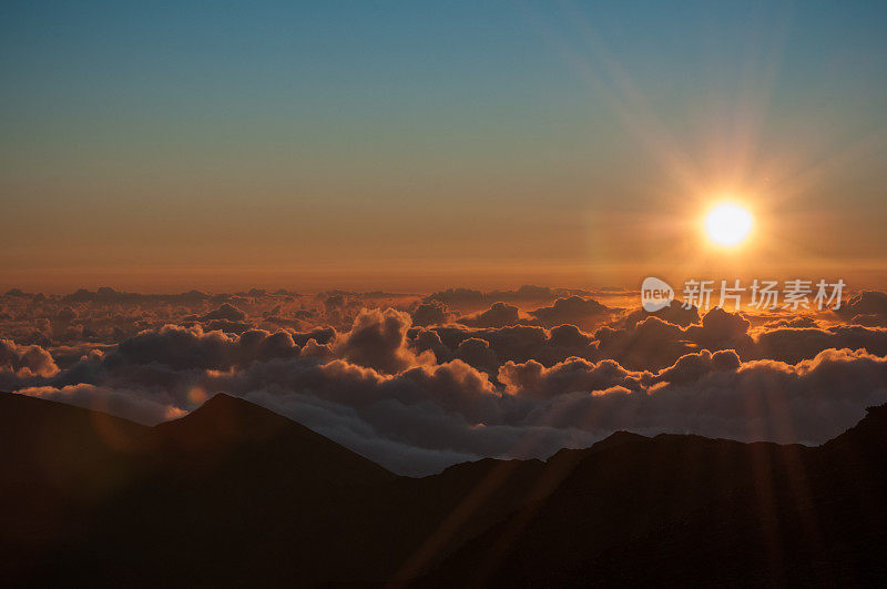 哈雷阿卡拉山日出