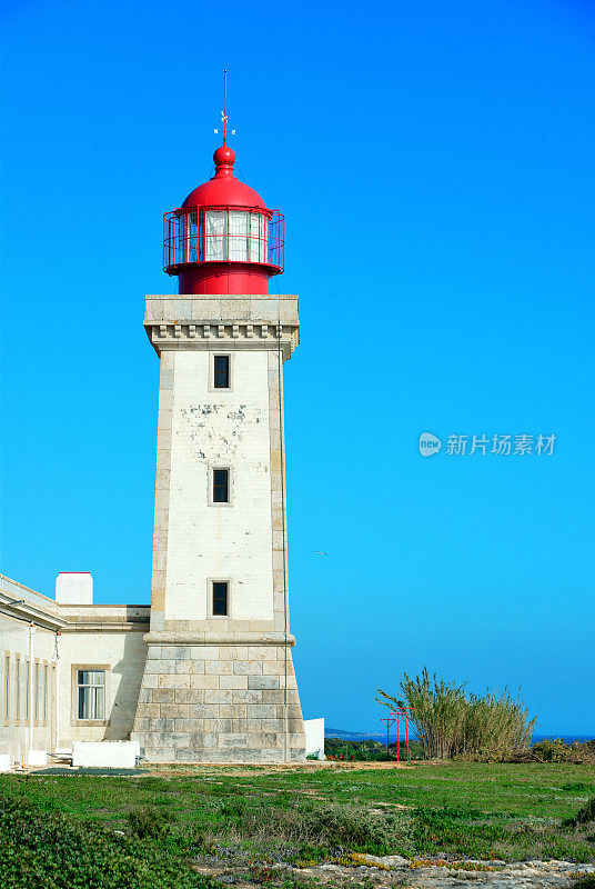 Alfanzina灯塔，Algarve，葡萄牙