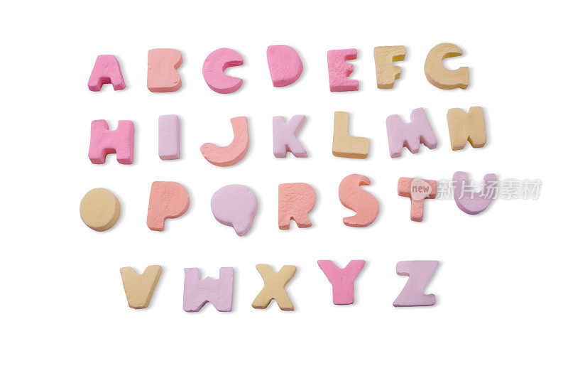 糖果字母表
