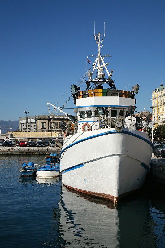 钓鱼boats-Rijeka-Croatia