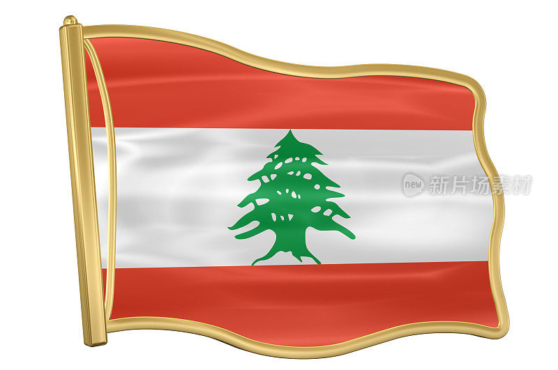 国旗别针-黎巴嫩