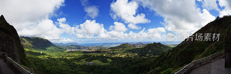 夏威夷欧胡岛全景