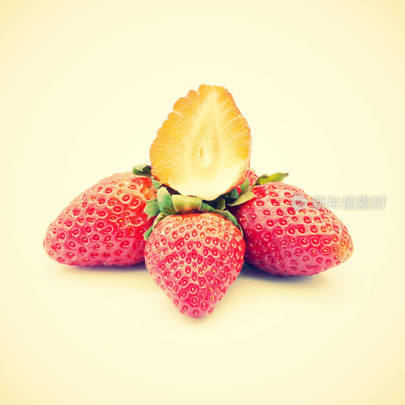 草莓复古复古风格