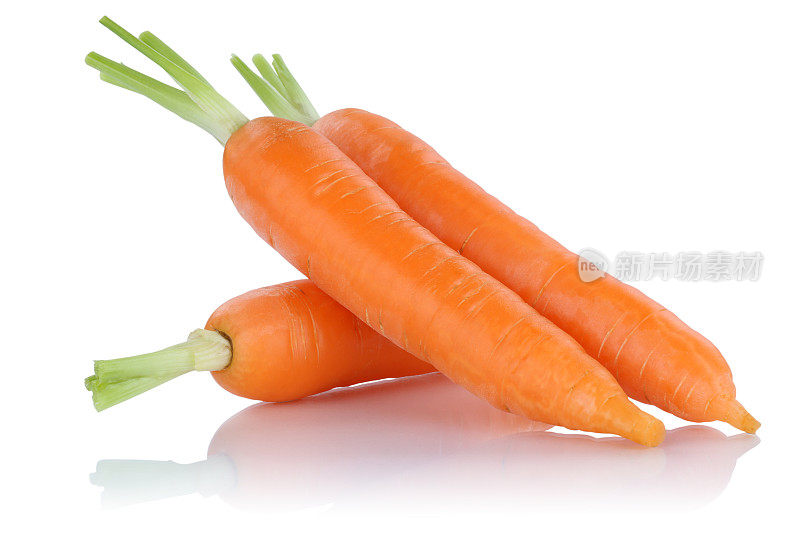 胡萝卜胡萝卜新鲜蔬菜蔬菜孤立
