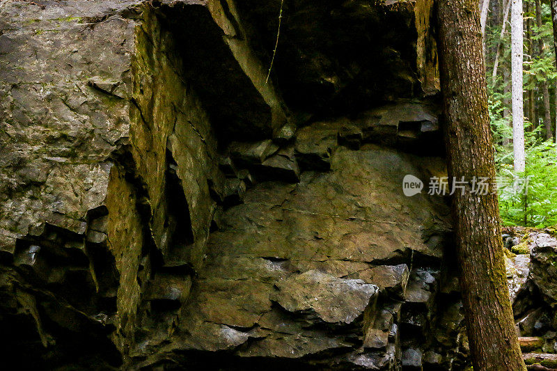 板岩岩石表面