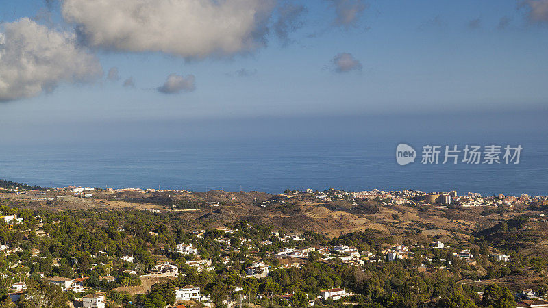 米哈斯，地中海小镇，靠近安达卢西亚的马拉加。