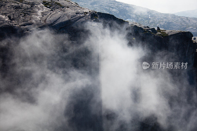 从吕瑟峡湾谢格拉山眺望挪威的云