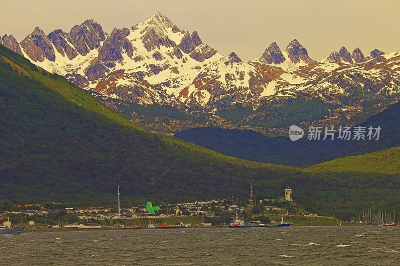 比格尔海峡和纳瓦里诺山脉，波多黎各威廉姆斯-智利