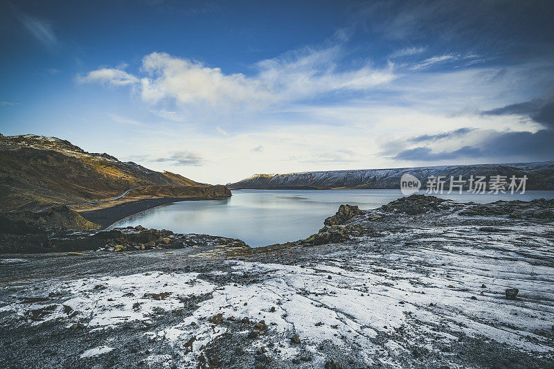 kleifarvatn湖、冰岛