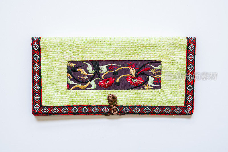 中国传统刺绣钱包