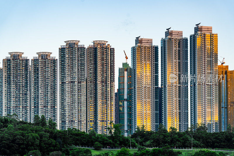 香港将军澳的高层住宅大厦