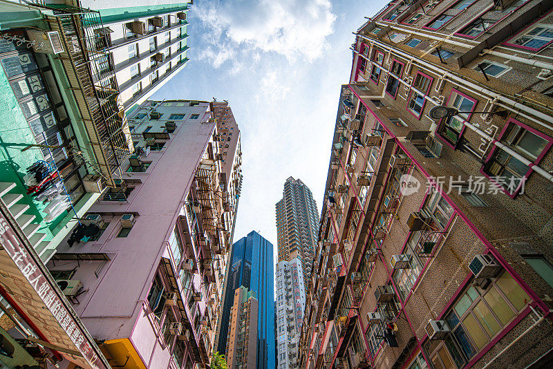 白天在湾仔，香港市中心