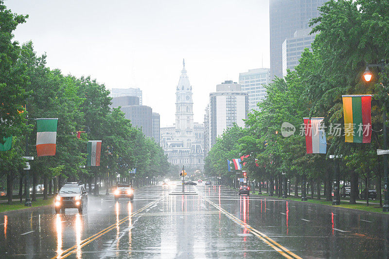 多雨的费城