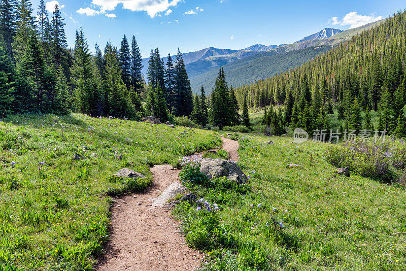 科罗拉多山地自然景观