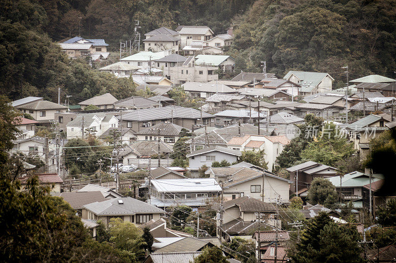 传统的日本城镇-镰仓