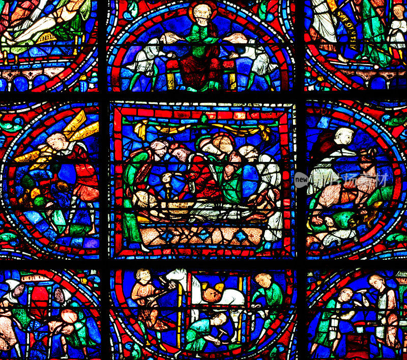 《救赎之窗》，法国沙特尔圣母院