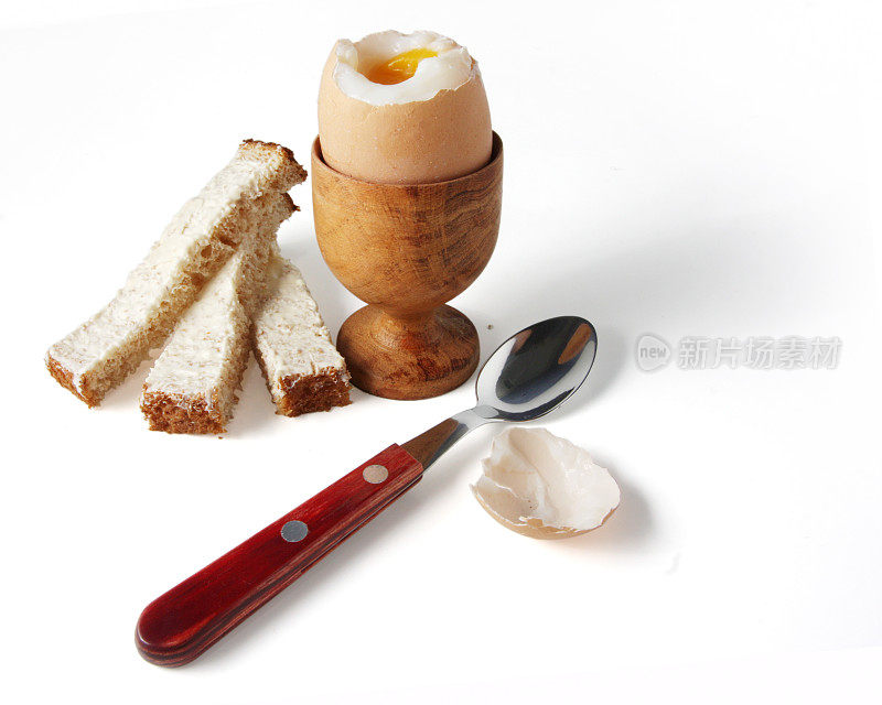 软煮鸡蛋与面包士兵