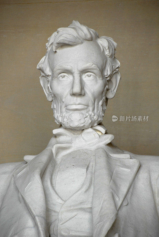 林肯纪念堂，雕像特写