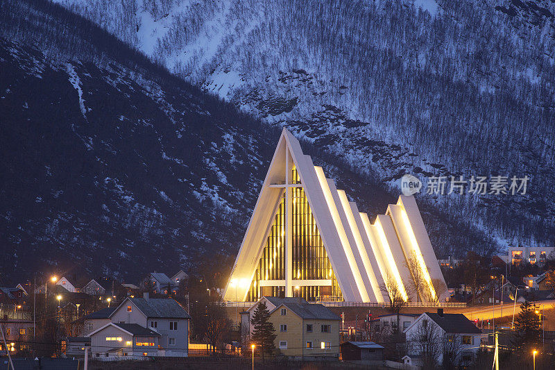 特罗姆瑟的北极大教堂。