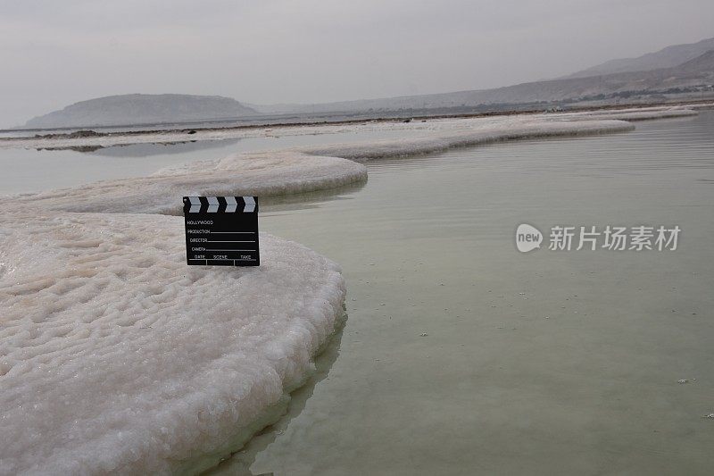 在以色列死海拍摄电影