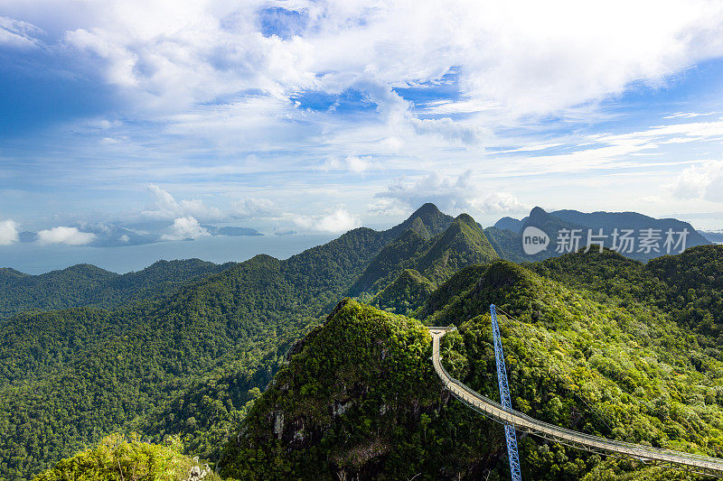 风景优美的兰卡威空中桥