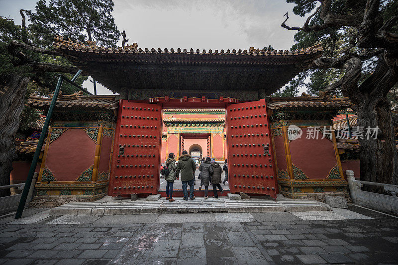 中国北京紫禁城的大门