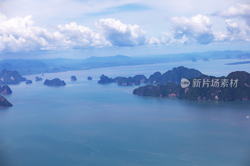 从海上降落到普吉岛