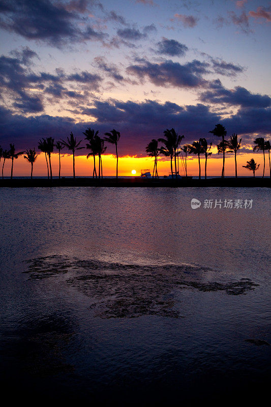 ʻAnaehoʻ奥马鲁海滩在Waikoloa，大岛夏威夷