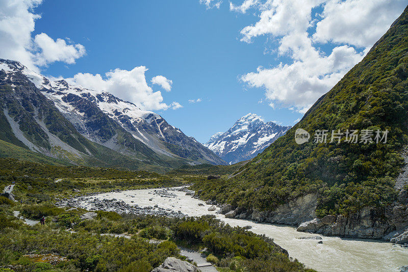 库克山国家公园风景，南岛，新西兰