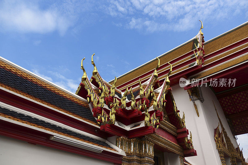 曼谷卧佛寺屋顶细节