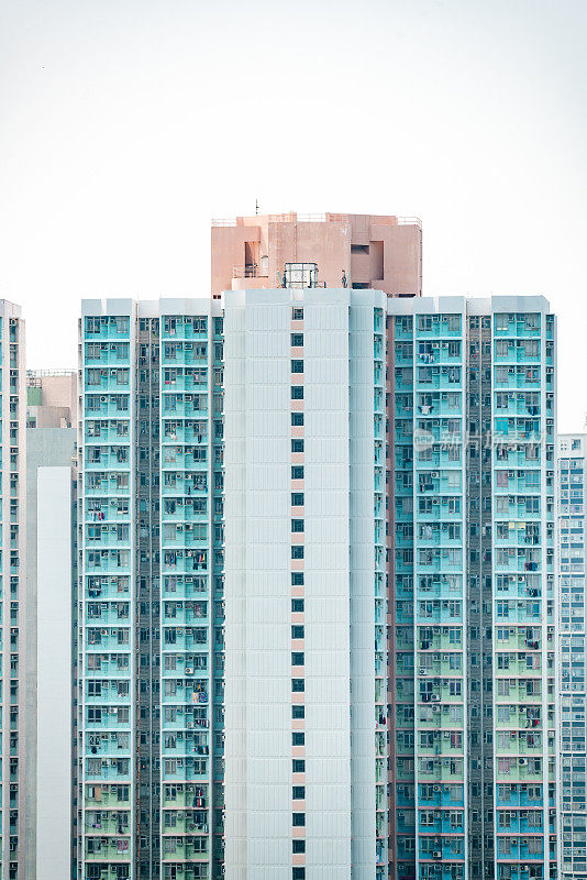 香港天水围的住宅楼宇