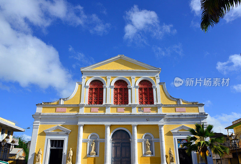 圣彼得和圣保罗教堂，大教堂，角-à-Pitre，瓜德罗普岛