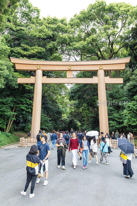 代代木公园鸟居门