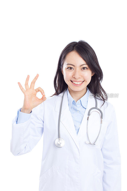 日本女医生做手势