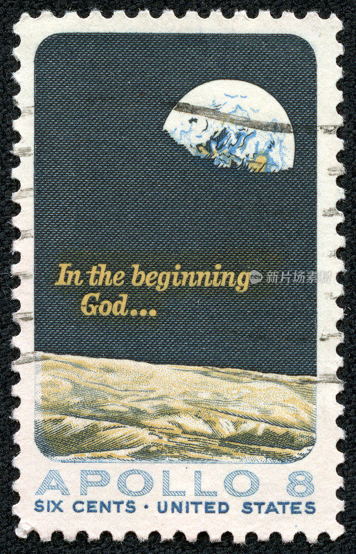 1969年阿波罗8号登月邮票