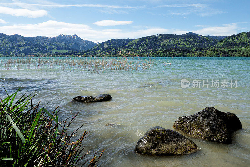 上巴伐利亚的泰根see湖