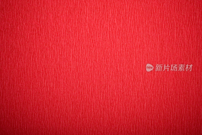 红色绉纸背景纹理