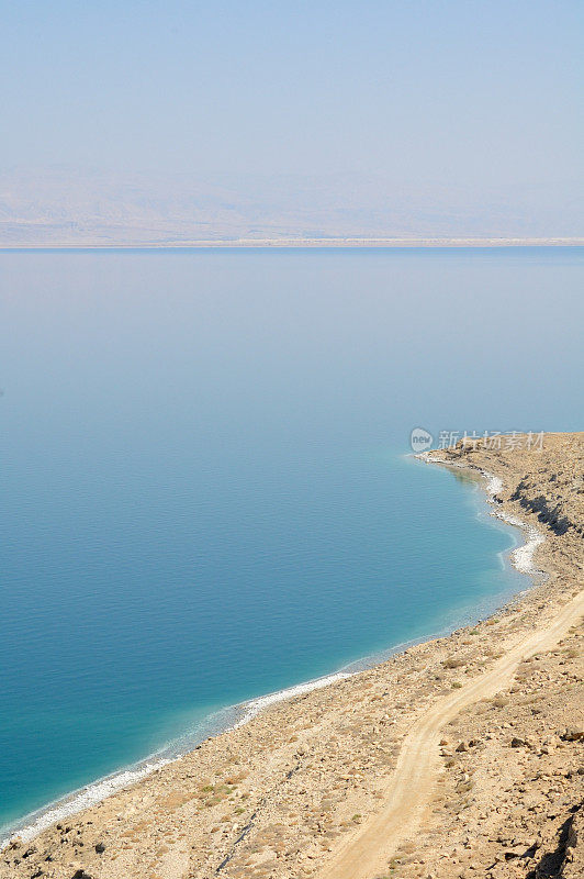 死海和约旦海岸。