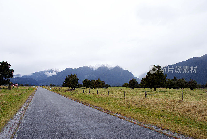 新西兰风景，冬天